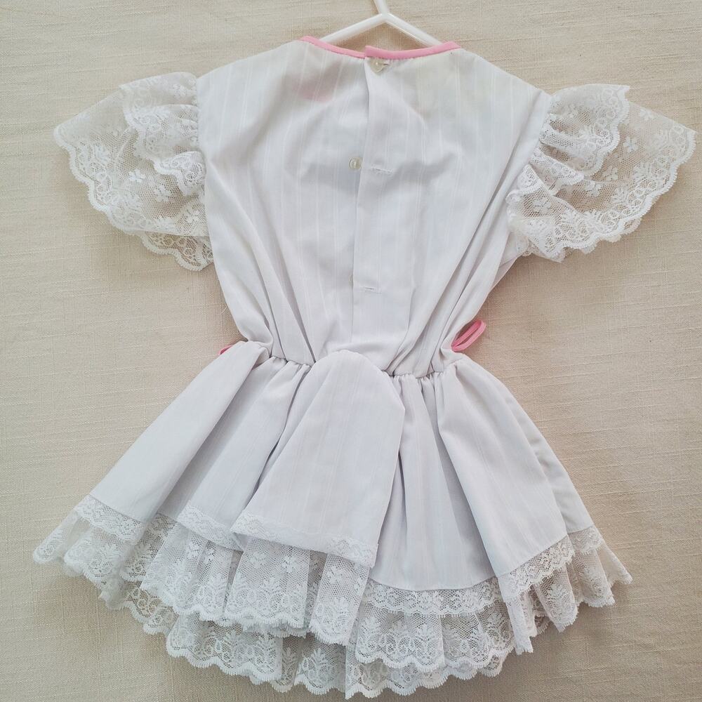 Vintage White Lace Dress 2t - Picture 10 of 10